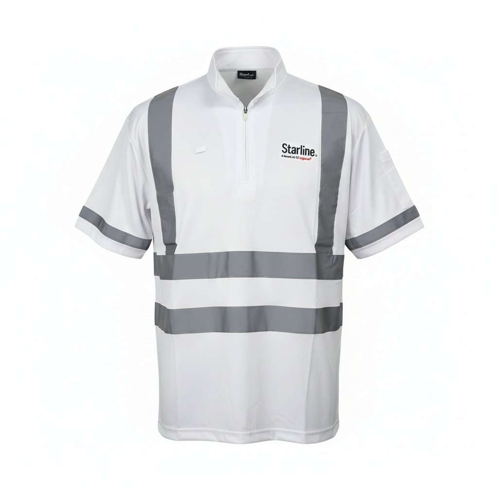Hi-Vis Zip Polo