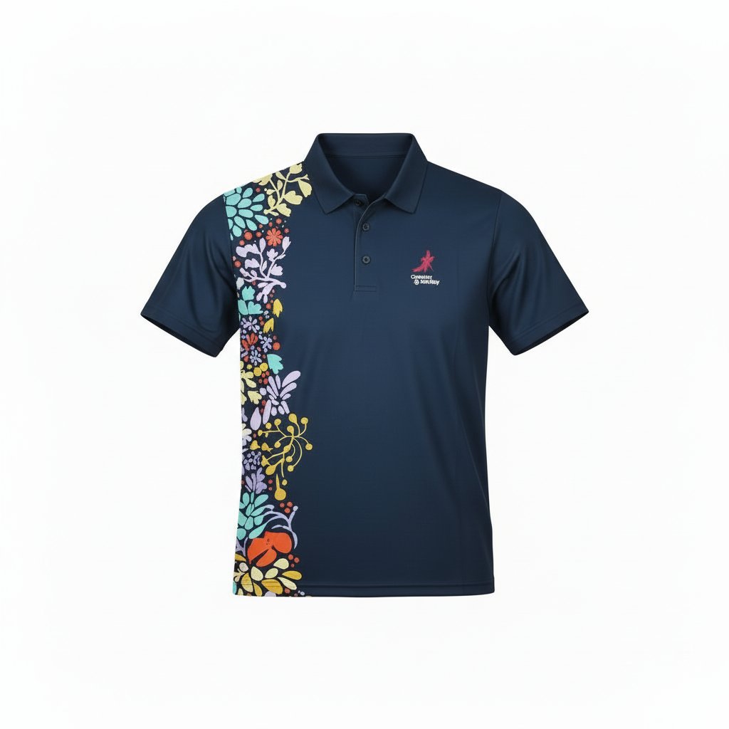 Sublimation Polo — Floral